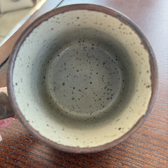 Otagiri Coastal Scene of Seagulls with Beige Speckled Mug Inside and Out - Picture 7 of 8